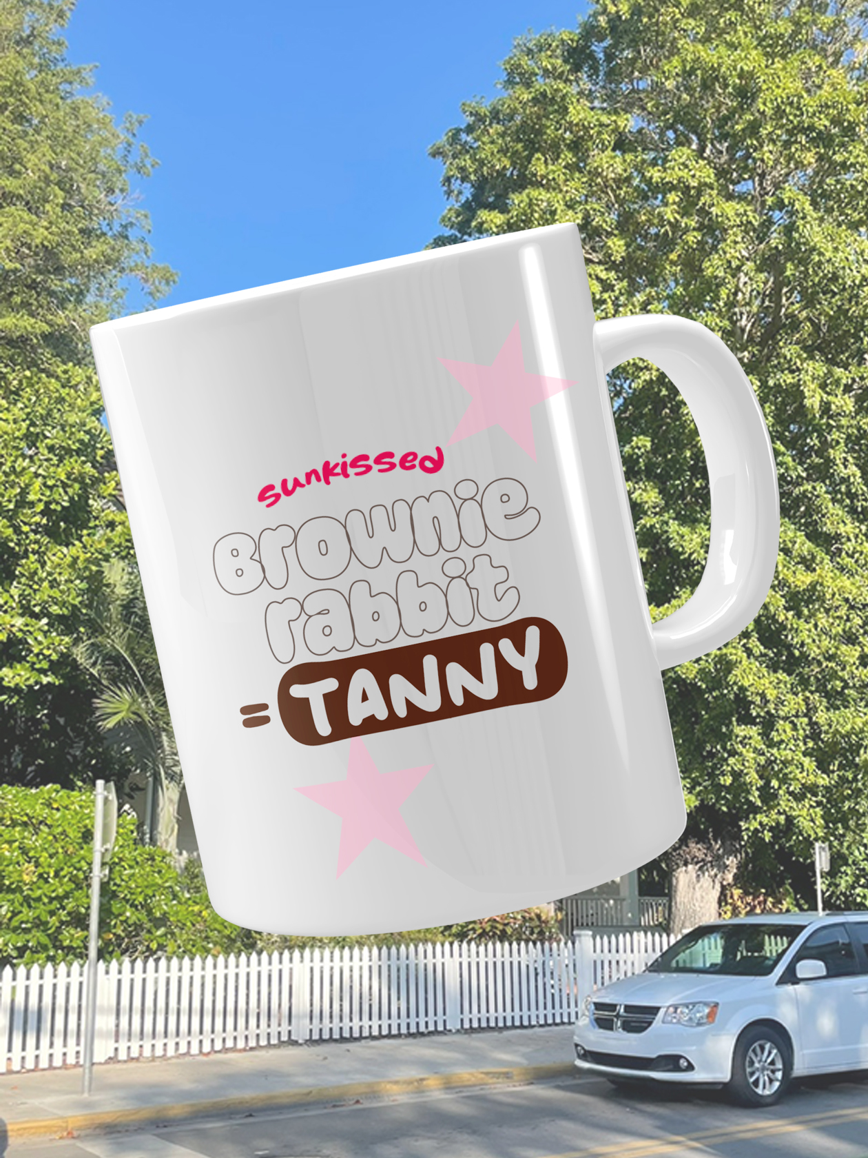 brownie rabbit = tanny mug cup